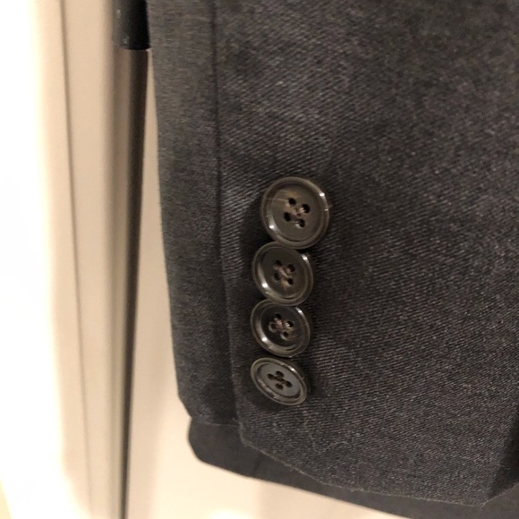 Lauren Ralph Lauren Men's 44R Classic Dark Gray Blazer Jacket 100% Wool - Picture 3 of 8